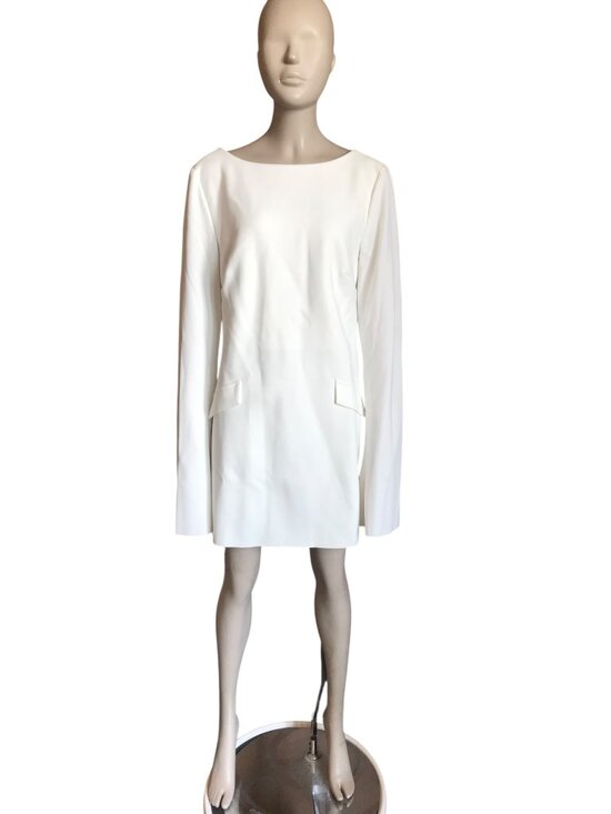 Princess Polly Dresses & Skirts - Princess Polly White Long Sleeve Mini Dress